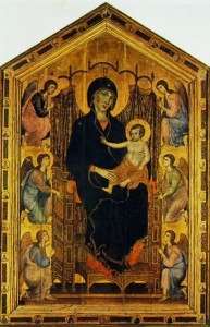 Madonna Rucellai, cm. 450 x 290, Galleria degli Uffizi, Firenze